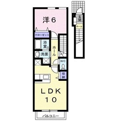 下深谷駅 徒歩33分 2階の物件間取画像